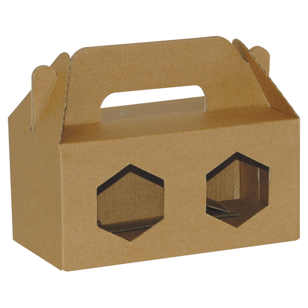 Poklon kutija za med 2K/e 180x90x90mm 2x370ml-0