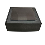 Ukrasna poklon kutija 245*245*85mm - PLITVICE CRNA TONIRANA