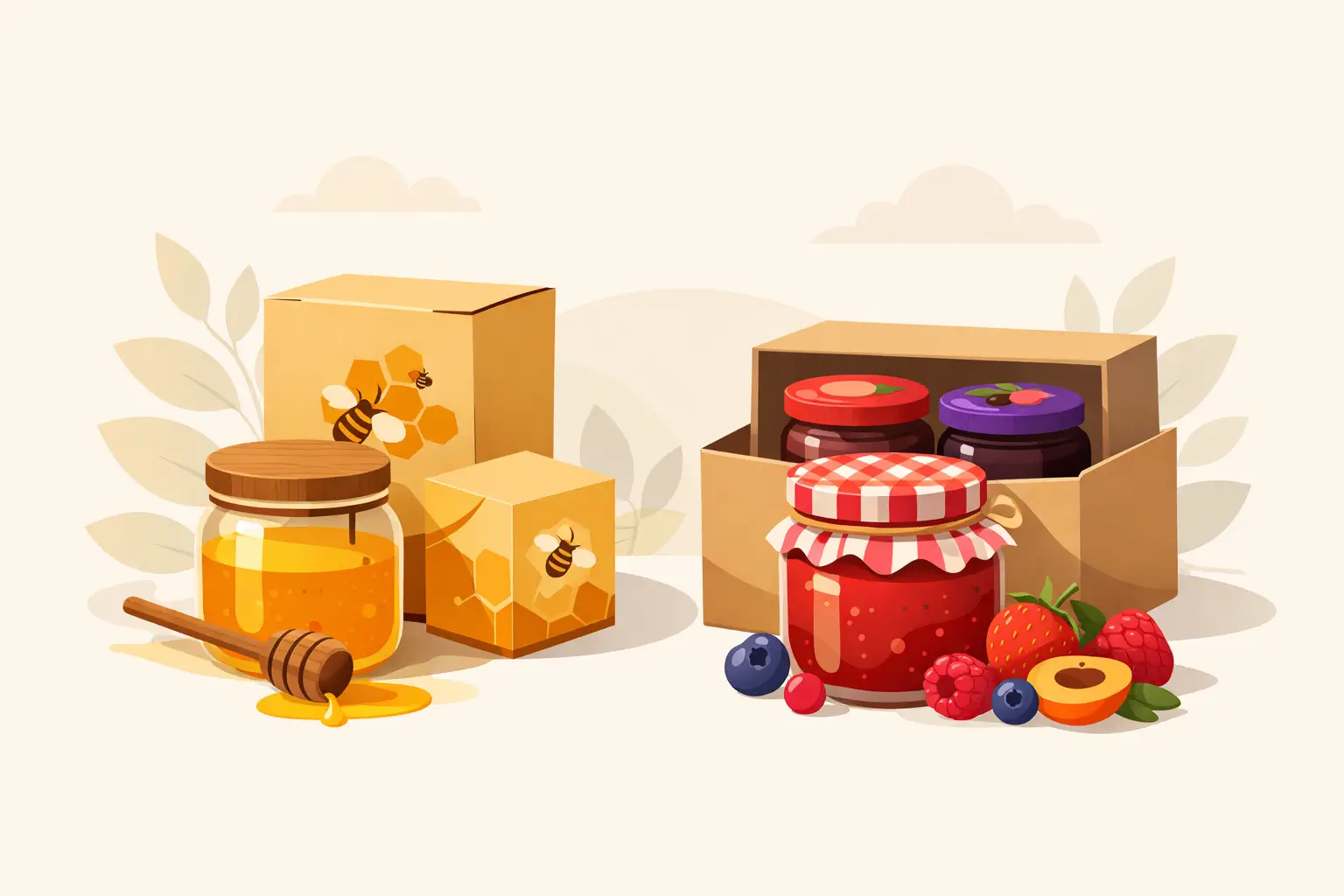 Kutije za med i džem za sigurnu prodaju
