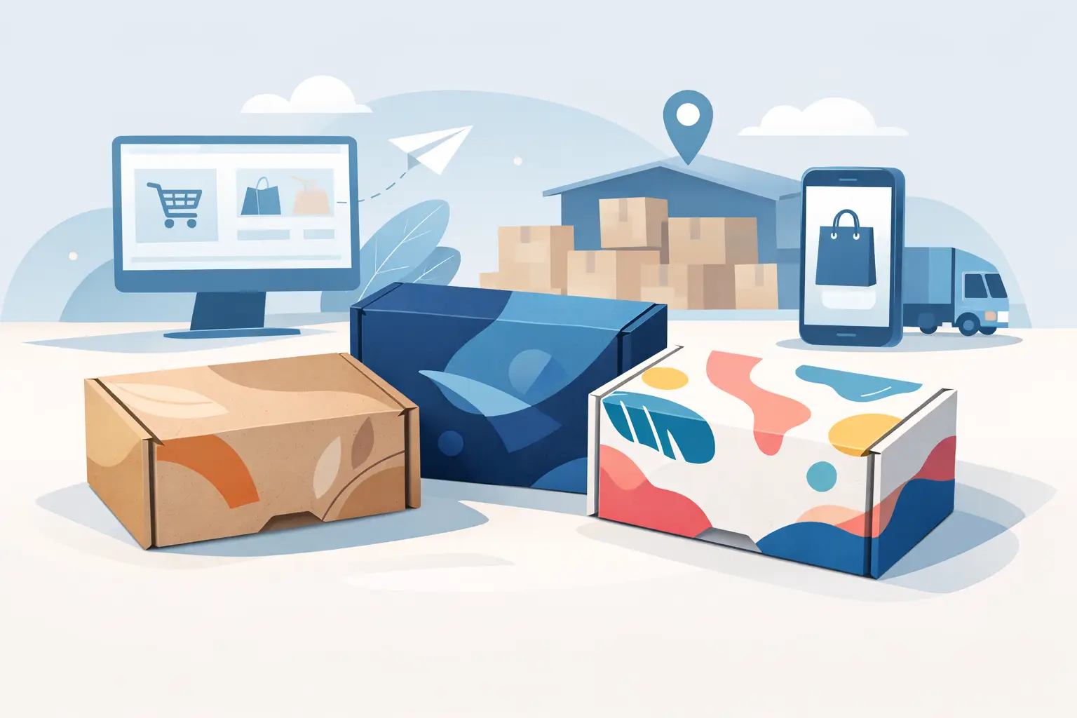 Mailer box kutije s tiskom za e-commerce