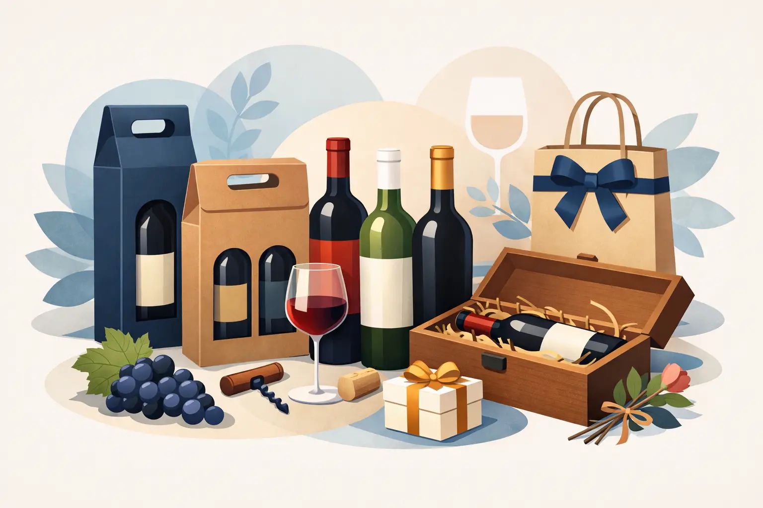 Poklon kutije za vino za prodaju i darivanje