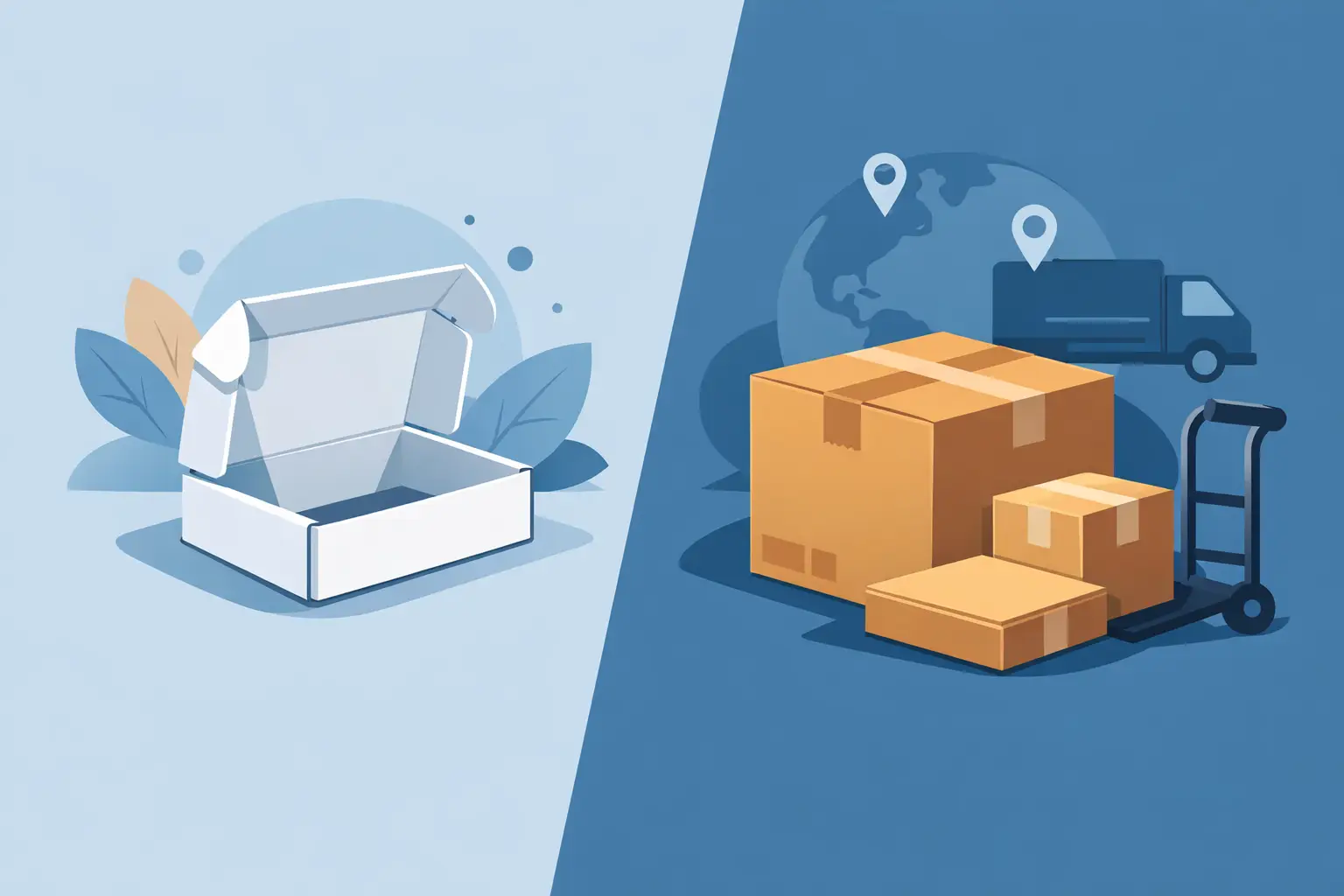 Mailer box vs transportna kutija