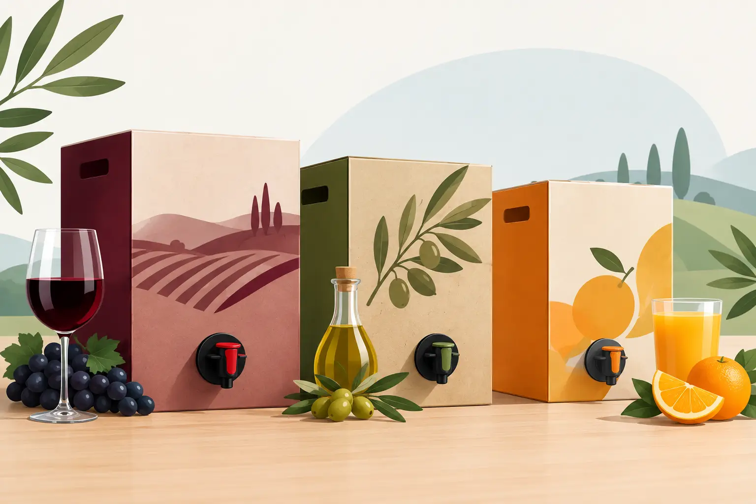 Vodič za BAG in BOX za vino, ulje i sokove
